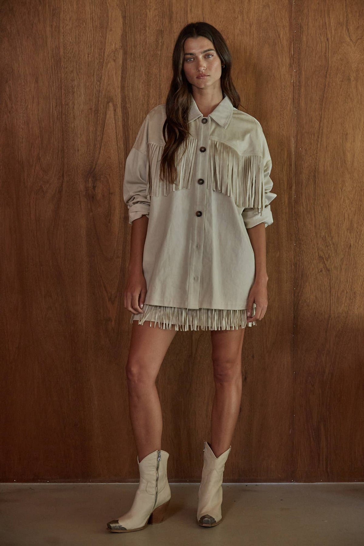 FERN FRINGE JACKET