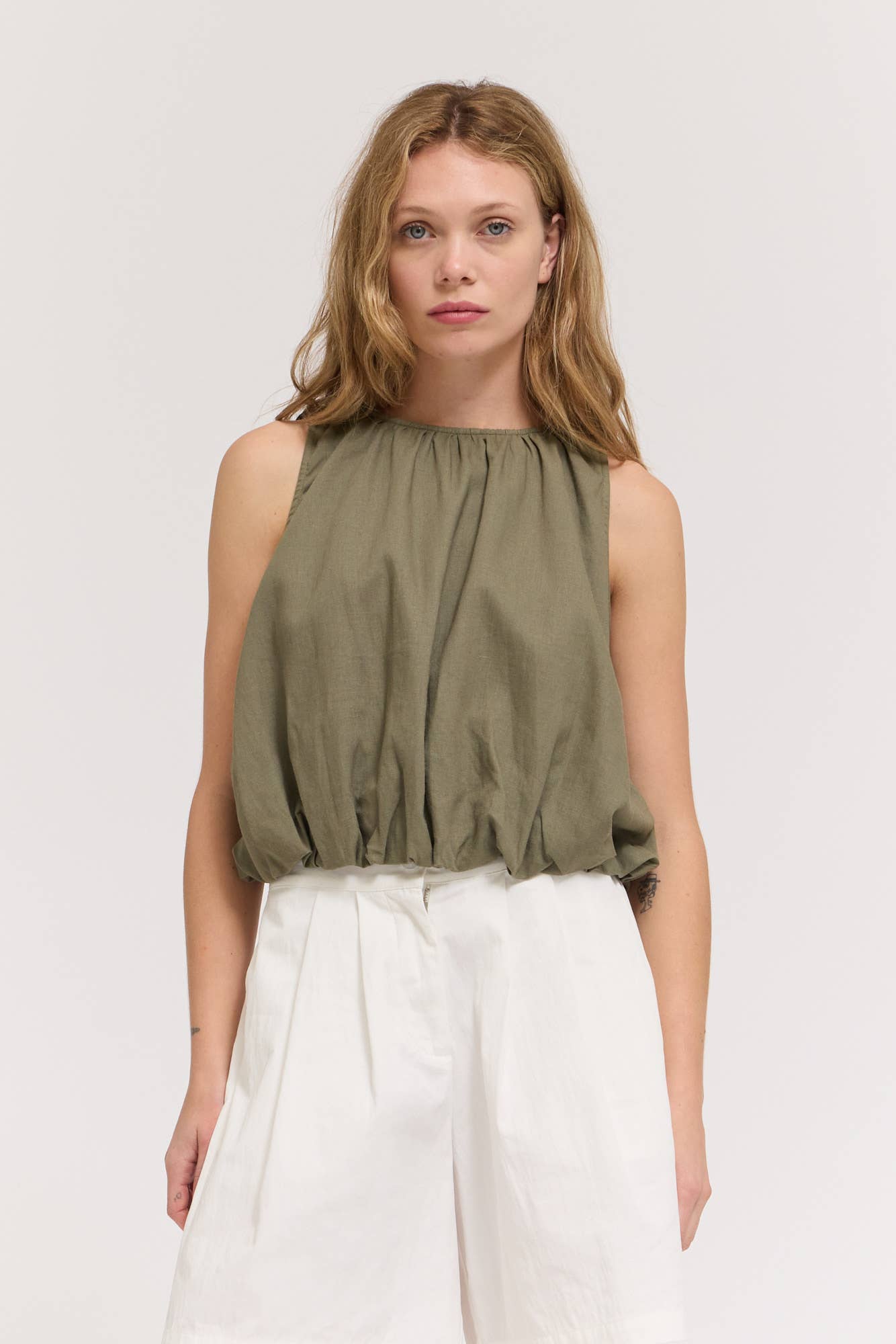 BUBBLE CROP TOP